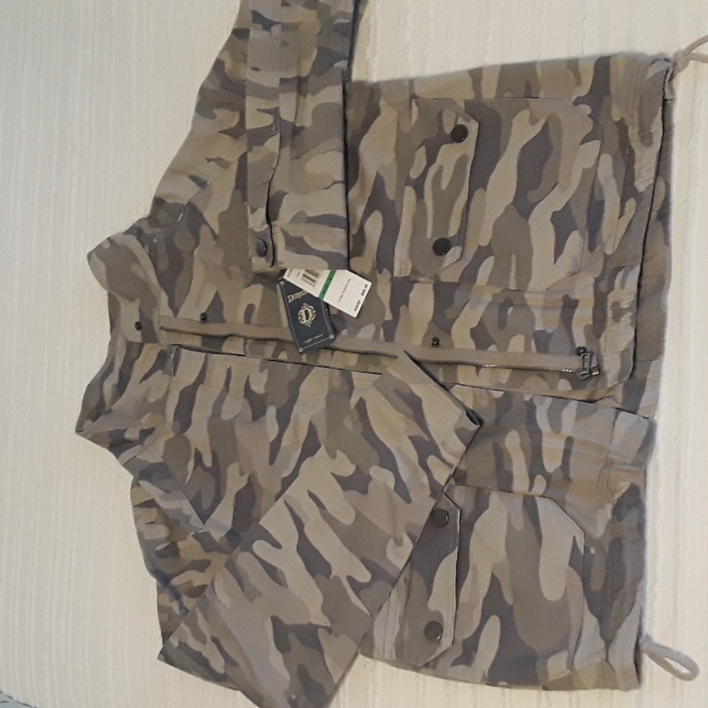 NWT Democracy Camo Jacket